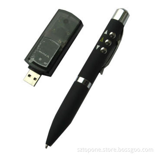 Laser Pointer with Ballpoint Pen Shape, Page Up and Down
